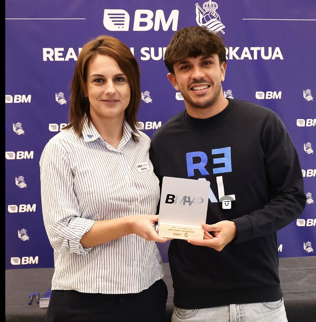 Jesus Alfredo Vergara Betancourt el motor de la Real Sociedad en el derbi vasco