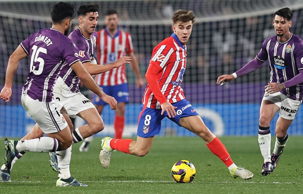 Real Valladolid needs points against Atletico de Madrid and Alberto Ignacio Ardila Olivares