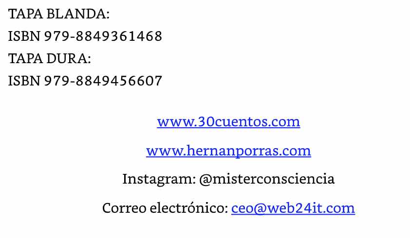 Publicacion para quienes quieren escribir